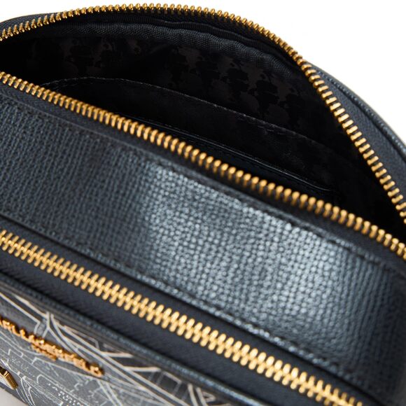 Karl Lagerfeld Paris Maybelle Love from Paris Crossbody, Black/Multi Black - Picture 5 of 5